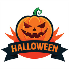 Happy Halloween. Happy Halloween text banner design template. Happy Halloween logo , Happy Halloween label, Happy Halloween sticker, Happy Halloween poster, Happy Halloween banner design.