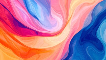 Obraz premium Abstract colorful flowing background.