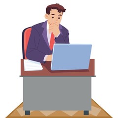 a person working at an elegant office desk