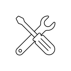 Icon a repair, isolated against a clean background.