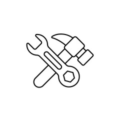 Icon a tools, isolated against a clean background.