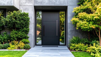 entrance to the house