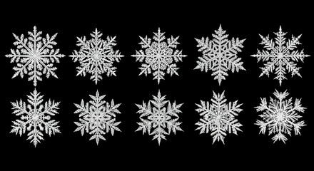 Discover stunningly intricate snowflake designs for your winter holiday projects and seasonal celebrations