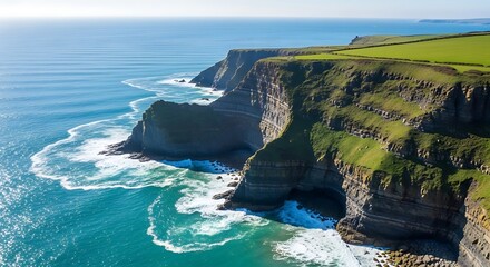 Cliffs of Moher, Ireland - Stunning Coastal Landscape.