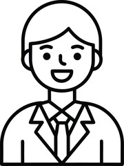 Clean Adjustable Line Presenter Illustration.