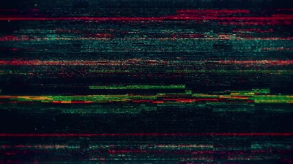Digital Noise and Glitch Cyber TV Static Background - Powered by Adobe