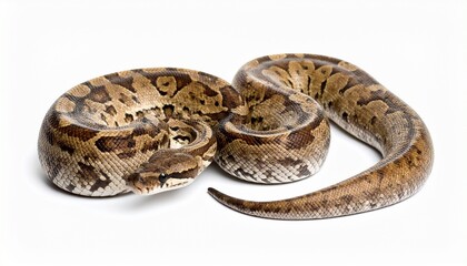 Obraz premium snake on white background