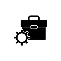 Icon a toolbox, isolated against a clean background.