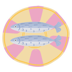 La Dolce Vita mussels, Italian vibes, Mediterranean style, mussels, seafood art, food illustration, doodle art, hand drawn, watercolor art, Buon Appetito, Italian summer, summer vibes, dolce vita