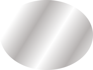 Transparent square glass with round reflections and sparkle