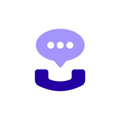 Icon a assistance, isolated against a clean background.