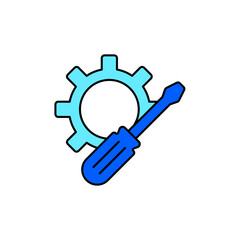 Icon a maintenance, isolated against a clean background.