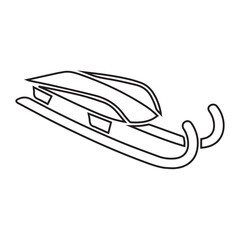 line sled icon