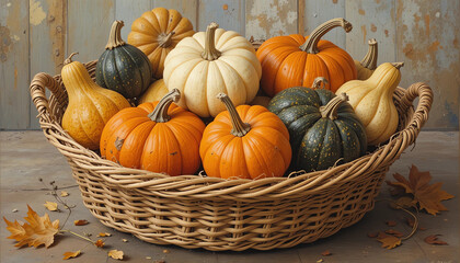 
"
Basket of fresh chilies and green herbs, 16:9