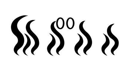Abstract wisps of steam smoke vapor