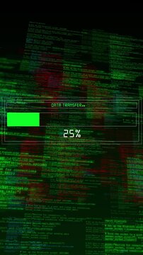 File Transfer Progress, Data Transfer Progress, Secure Program Loading, Software Installing. file transfer animation for business, data management, transfer, document related concepts