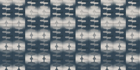Illustration of a curved wave pattern in gray gradient