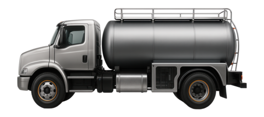 Specialized gas transport truck with high-capacity tank and safety monitoring system