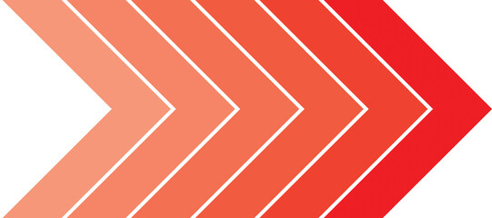 Swipe the red arrow pointing to the up. Glowing neon light traffic directional arrows sign. Flashing direction indicators