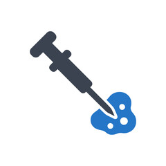 Injection in Cell Icon