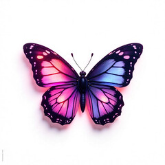 Obraz premium Fresh Bloom Butterfly Logo