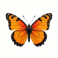 Floral Butterfly Vector Logo