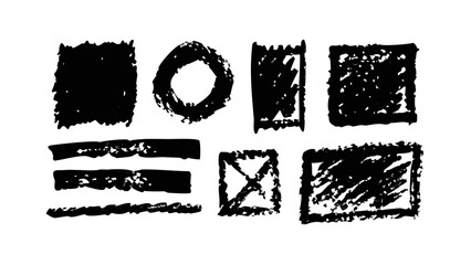 Hand Drawn Chalky Confetti Burst celebration party