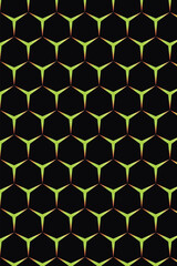 abstract background with hexagons