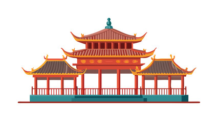 Ornate Pagoda Structure temple architecture