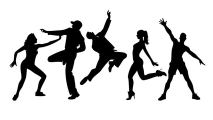 Professional person holding a document silhouette