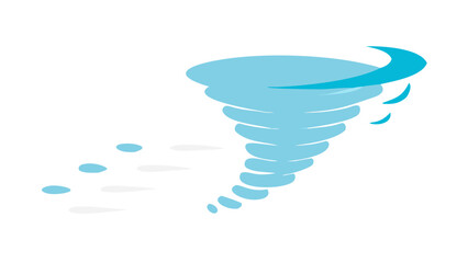 Stylized Tornado Swirl storm weather