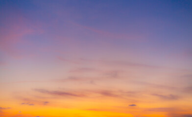 Obraz premium Colorful morning sky and clouds backdrop,Sunset sky for background or sunrise sky and cloud at morning.