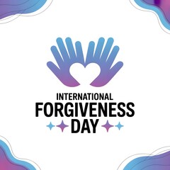 Obraz premium Honor International Forgiveness Day With Acts Of Kindness, Healing Conversations, Letting Go Of Resentment, And Building Stronger Human Connections.
