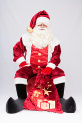 santa claus on a white background