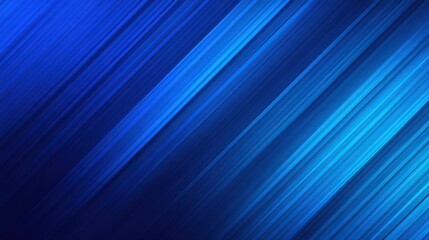 Abstract diagonal lines in shades of blue, creating a dynamic and energetic composition with a gradient effect