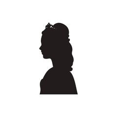 Silhouette of princess
