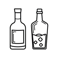 Classic Cocktail Glassware Collection Vector Illustration