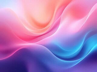 Fototapeta premium Abstract colorful wavy background with smooth gradient and dynamic light effects