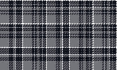 This seamless plaid pattern in gray, navy, and white creates a simple, calm feel, perfect for designing clothes, skirts, or pants that need to be classic and contemporary at the same time.