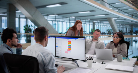 Software Developer Utilizing Kanban Board