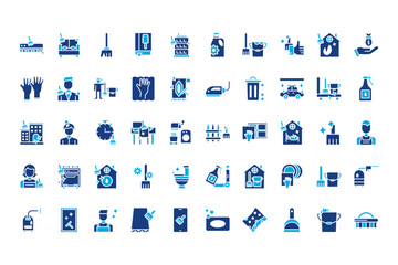 Cleaning Line Icons