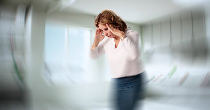 Senior Woman Balances Vertigo
