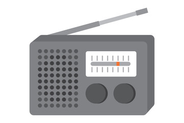 携帯ラジオ　防災　イラスト