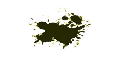 ink blots and splats. detailed ink splats Hyperrealistic Highly Detailed Isolated On Transparent Background	