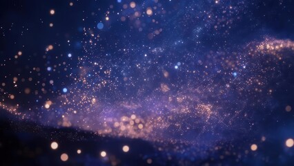 Obraz premium Abstract cosmic particles