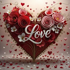 Large selection of invitation hearts, backgrounds, designs, cards