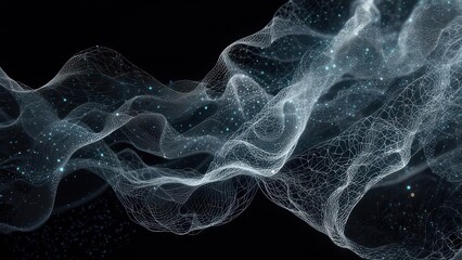 Abstract network of flowing light