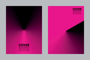Futuristic dynamic vector abstract background with glowing magenta gradients and sharp geometric shapes, creating a dramatic light and shadow effect. For cover, poster, digital artwork, presentations.