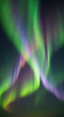 Celestial dance of spectral lights painting ethereal art across the night skies