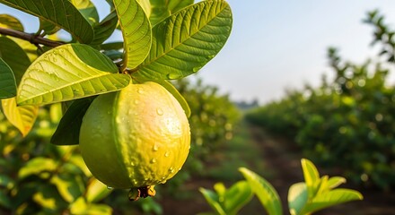 Obraz premium Guava Fruit Close-Up